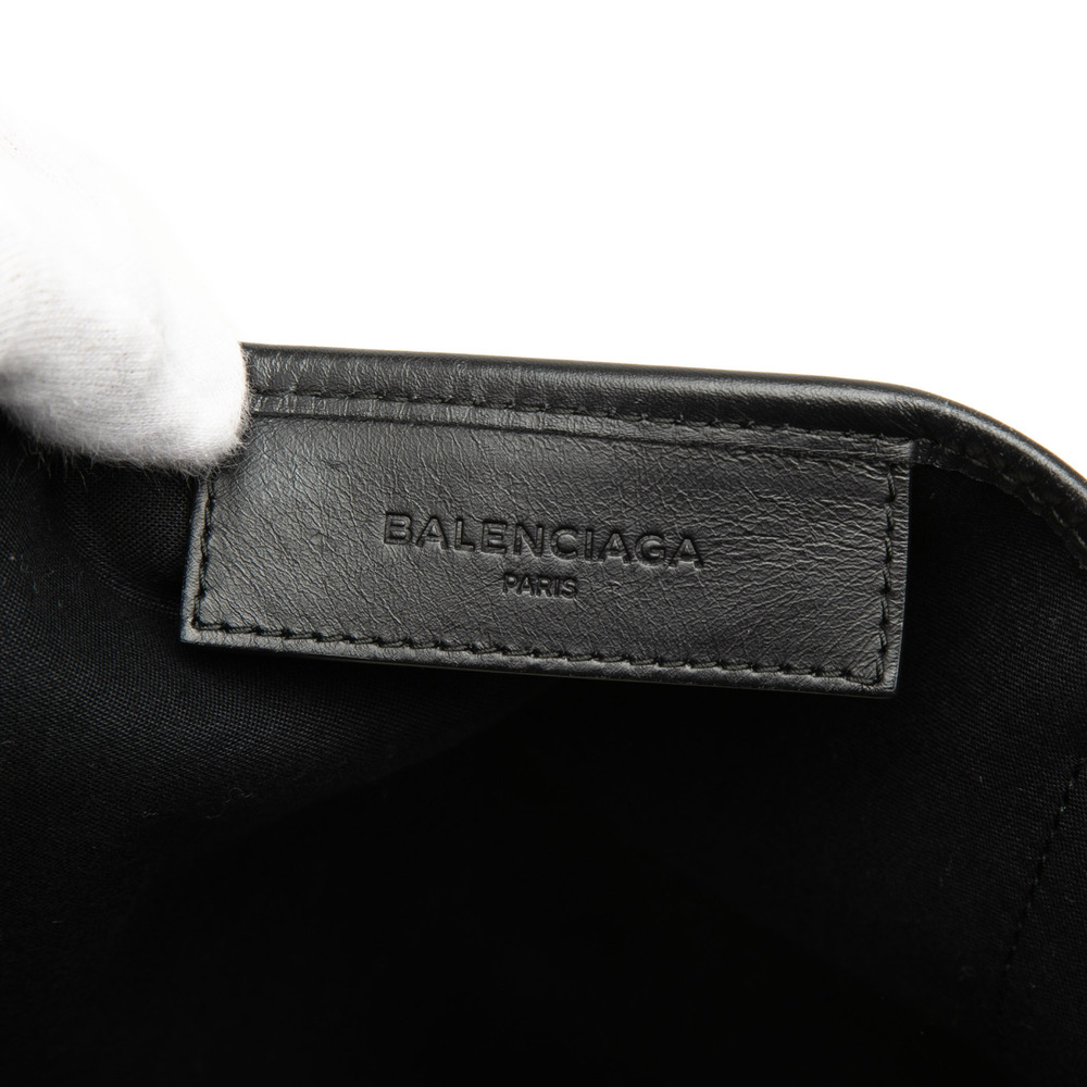 Pre-Loved Balenciaga Canvas Navy Cabas Tote M - Picture 5 of 7